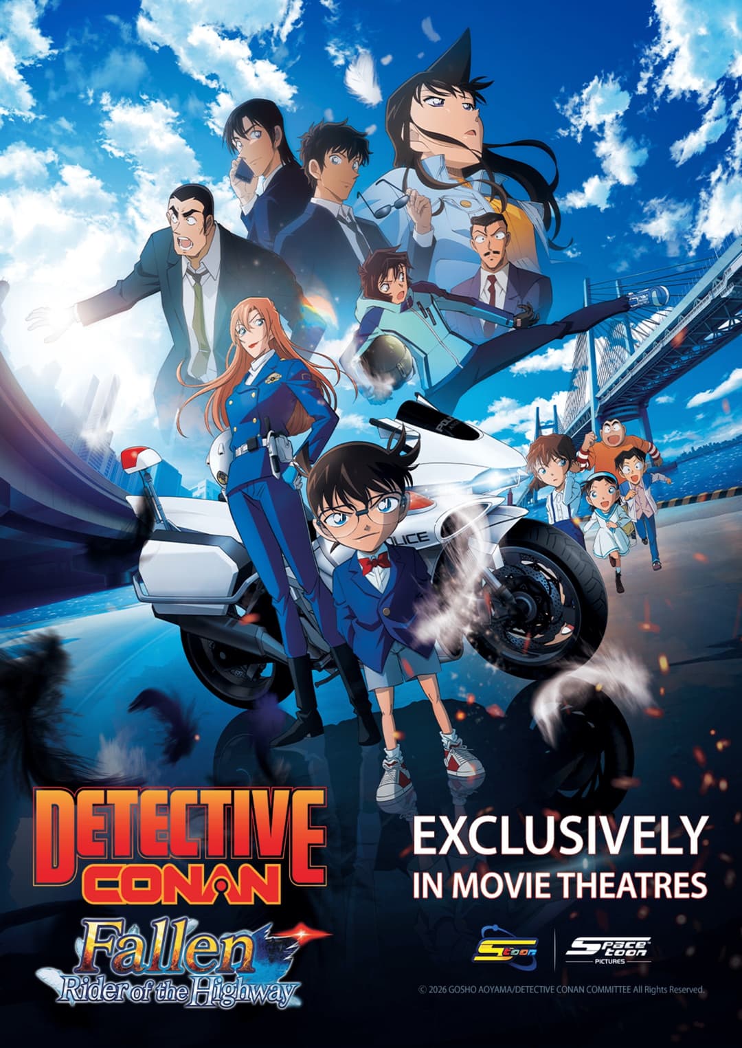 DETECTIVE CONAN: FALLEN RIDER OF THE HIGHWAY - Arabic dub